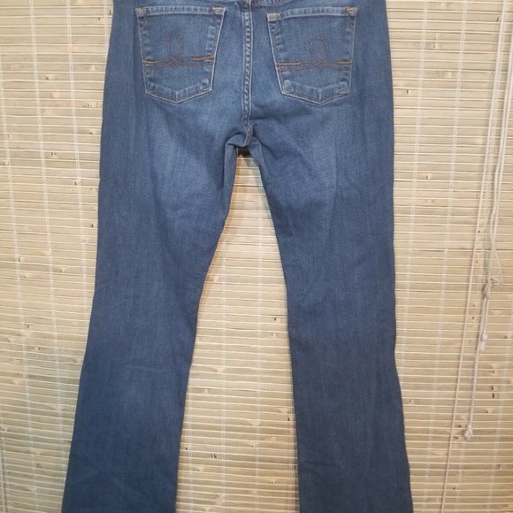 LUCKY BRAND SOFIA BOOT WOMEN DENIM BLUE JEANS 6/28 - Picture 4 of 10